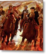 Buzkashi Art 9iu8 Metal Print