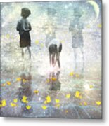 By The Light Of The Magical Moon Metal Print