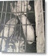 Caged Metal Print