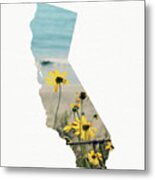 California Dreams Art By Linda Woods Metal Print