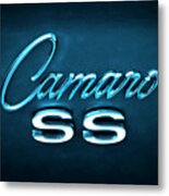 Camaro S S Emblem Metal Print