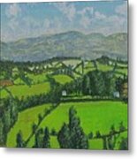 Cambrian Mountains Welsh Art Landscapes Metal Print