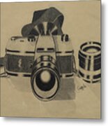 Camera Metal Print