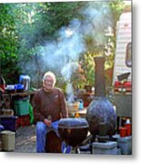 Camp Host  -  Off Duty Metal Print