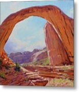Canyon Arch Metal Print