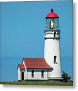 Cape Blanco Lighthouse At Cape Blanco, Oregon Metal Print