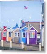 Cape Cod Cabins Metal Print