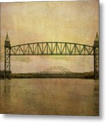 Cape Cod Canal And Bridges Metal Print