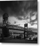 Cape Fear Memorial Bridge Metal Print