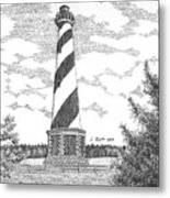 Cape Hatteras Lighthouse Metal Print