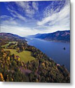 Cape Horn Fall View Metal Print