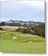 Cape Kidnappers  1 Golf Course New Zealand Metal Print