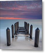 Cape May Beach Metal Print