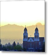 Capitol Hill Sun Up Metal Print