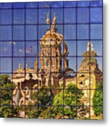 Capitol Reflection - Iowa Metal Print