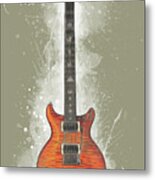 Carlos Santana Guitar Metal Print