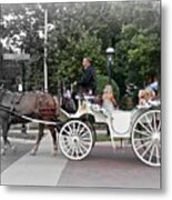 Carriage Ride Into Yesteryear Metal Print