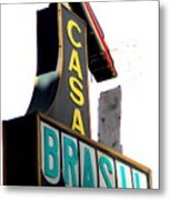 Casa Brasil Metal Print