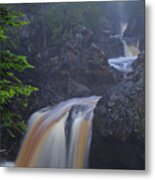 Cascade River Cascade Metal Print