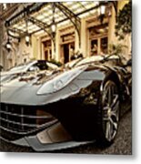 Casino Monte Carlo Vip Parking Metal Print