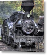 Cass Railroad Engine No 6 Metal Print