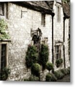 Castle Combe Old Tea Room Metal Print