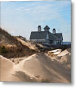 Castle In The Sand Metal Print