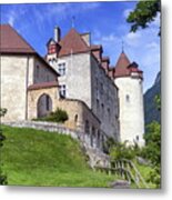 Castle Of Gruyeres, Fribourg, Switzerland Metal Print