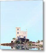 Castle Reflection Metal Print