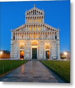 Cathedral At Piazza Dei Miracoli Metal Print
