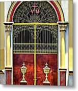 Cathedral Door Metal Print