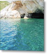 Cave Of Zakinthos Island Metal Print