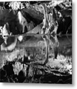 Cave Reflection 2 Metal Print