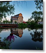 Cedarburg Mill Summer Night Metal Print