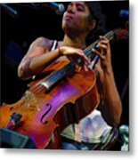 Cellist Metal Print