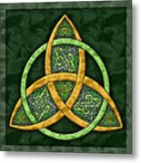 Celtic Trinity Knot Metal Print