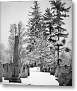 Old First Church Cemetery Metal Print