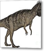 Ceratosaurus Dinosaur Metal Print