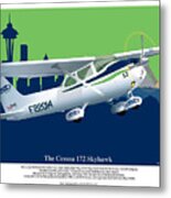 Cessna Skyhawk 172 Metal Print