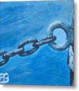 Chained Metal Print