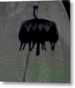 Chairlift Shadow Metal Print