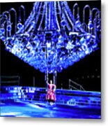 Chandelier Holds Another Suprise Metal Print