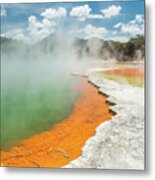 Champagne Pool Metal Print