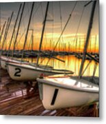 Charleston Sunset - Dockside Dream Metal Print