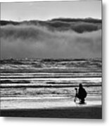 Chasing Tide And Light Metal Print