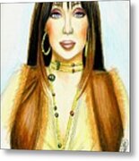 Cher Metal Print