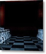 Chess Game Performed By Artificial Intelligence Metal Print