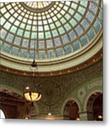 Chicago Cultural Center Dome Metal Print