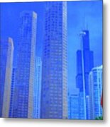 Chicago The City Of Blues 11 Metal Print
