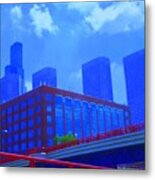 Chicago The City Of Blues Metal Print